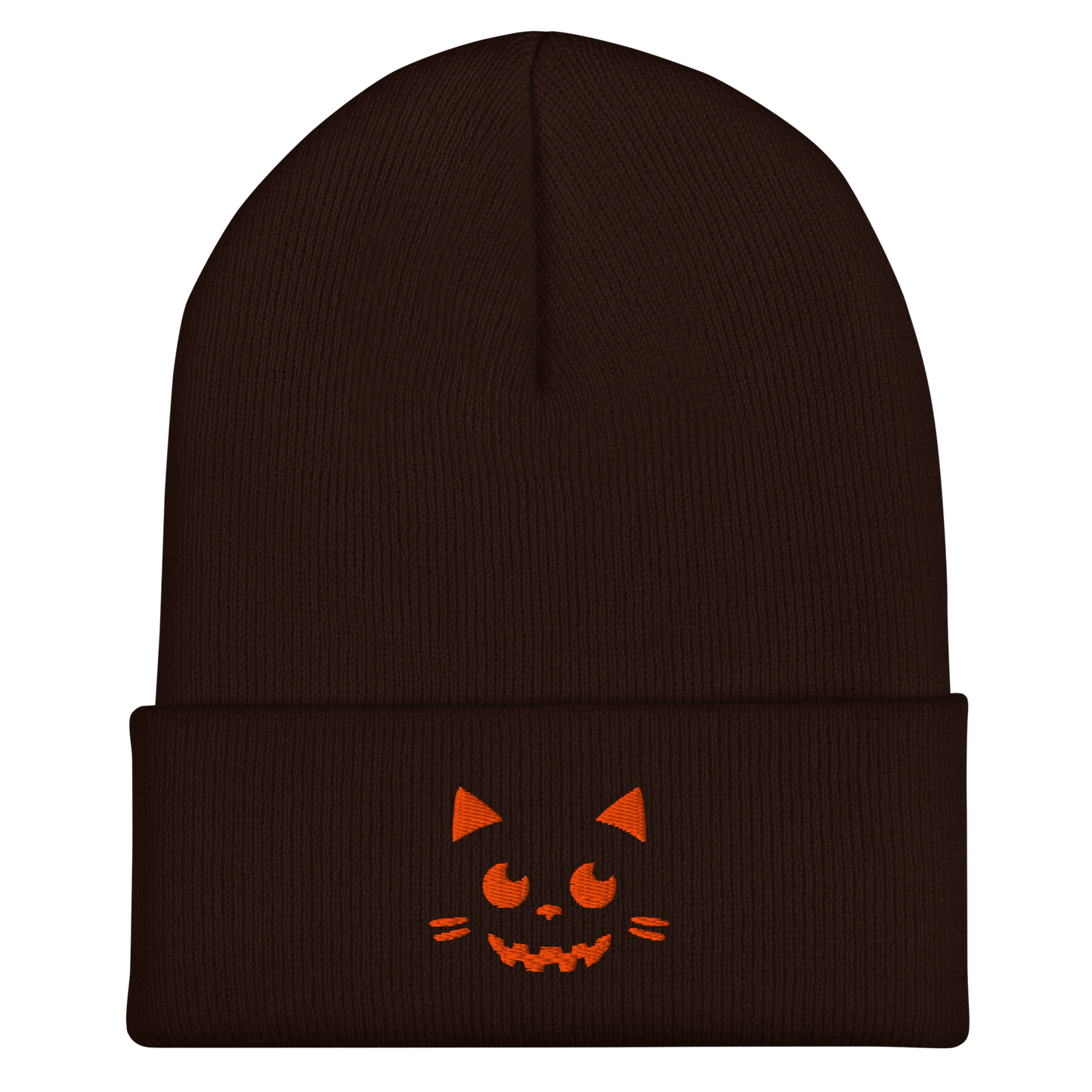 Cat-o-Lantern Cuffed Beanie